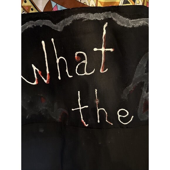 BIG & TALL “BIG DADDY EXCLUSIVE DESIGN” Black Graphic TShirt 2XL Distressed WTF - Picture 8 of 11